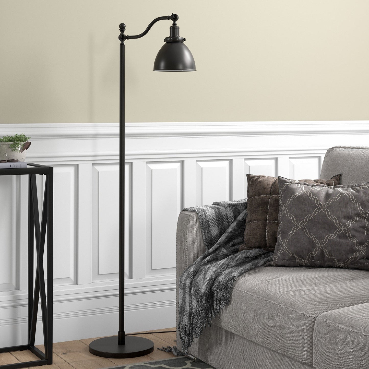 Beverly 65 Tall Floor Lamp with Metal Shade