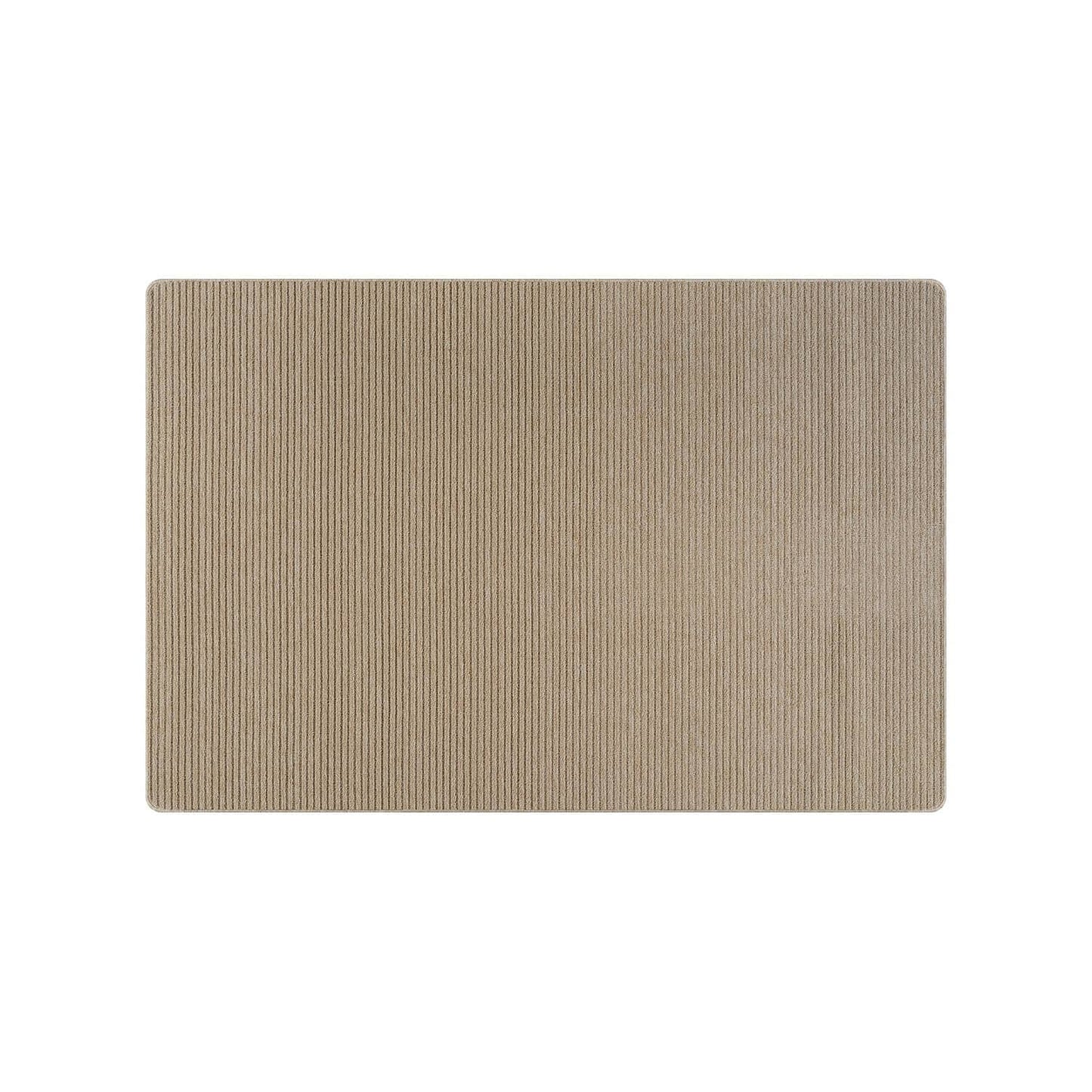 Beverly Rug Solid Color Non-Slip Rubber Back Washable Indoor Area Rug