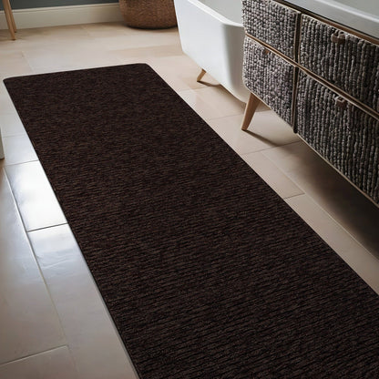 Beverly Rug Solid Color Non-Slip Rubber Back Washable Indoor Area Rug