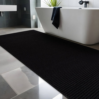 Beverly Rug Solid Color Non-Slip Rubber Back Washable Indoor Area Rug