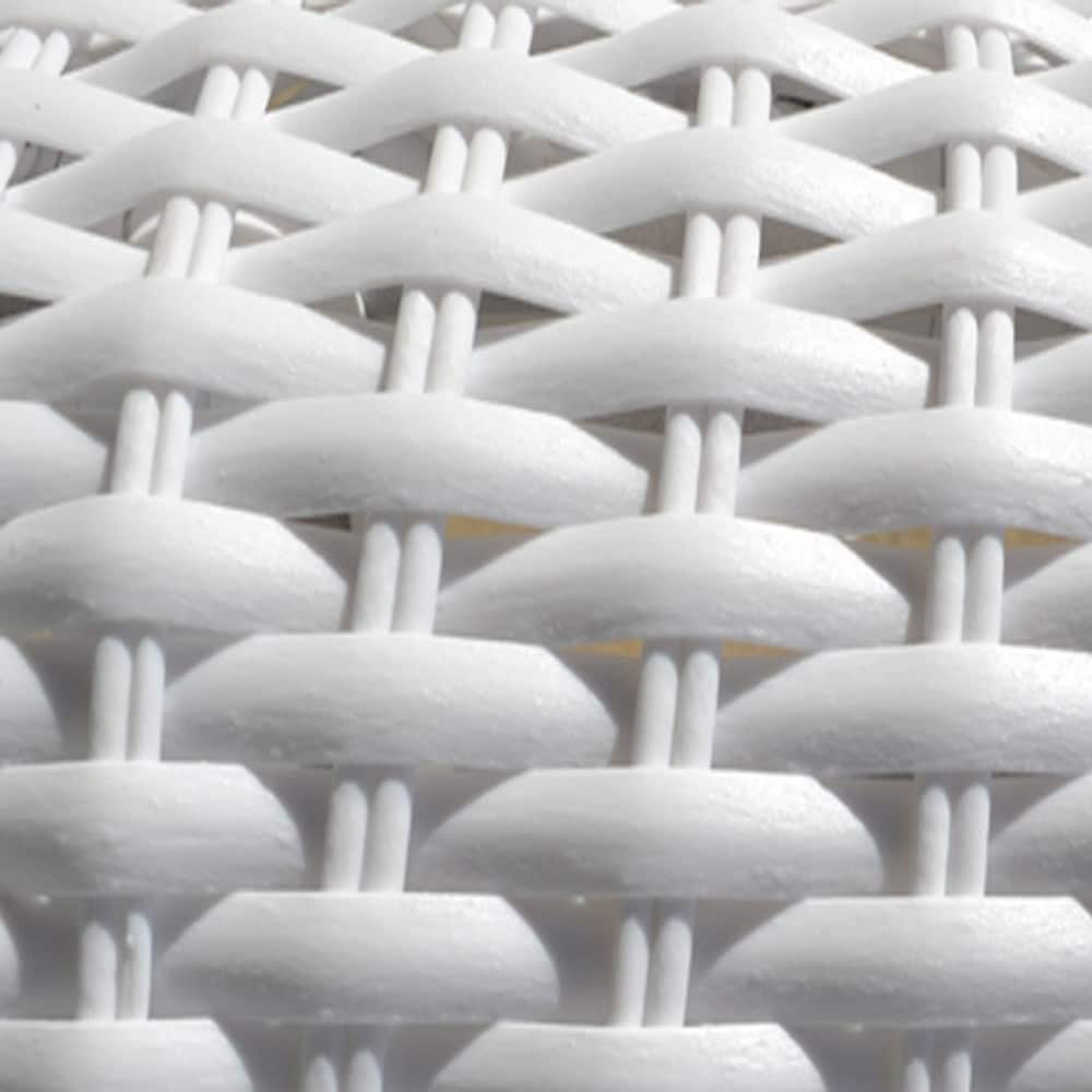 Biloxi Outdoor WhiteOutdoor Wicker Swivel Glider Patio Set (3-Piece)