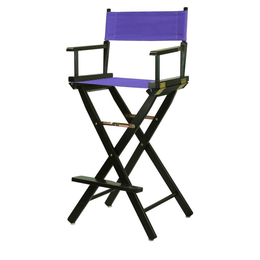 Black Frame 30-inch Director's Chair