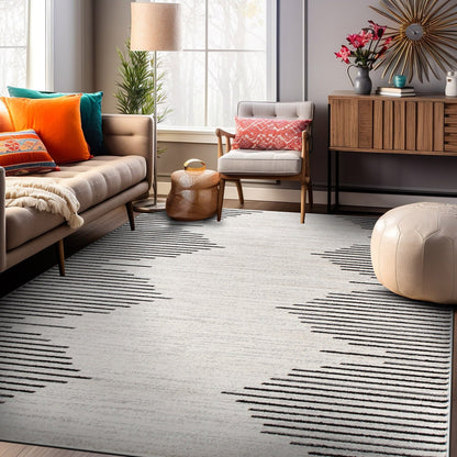 Bohemian Stripe Area Rug