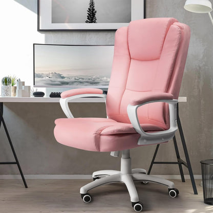 Bossin Big and Tall Office Chair High Back Executive Chair Ergonomic Adjustable Executive Leather Chair,400lbs