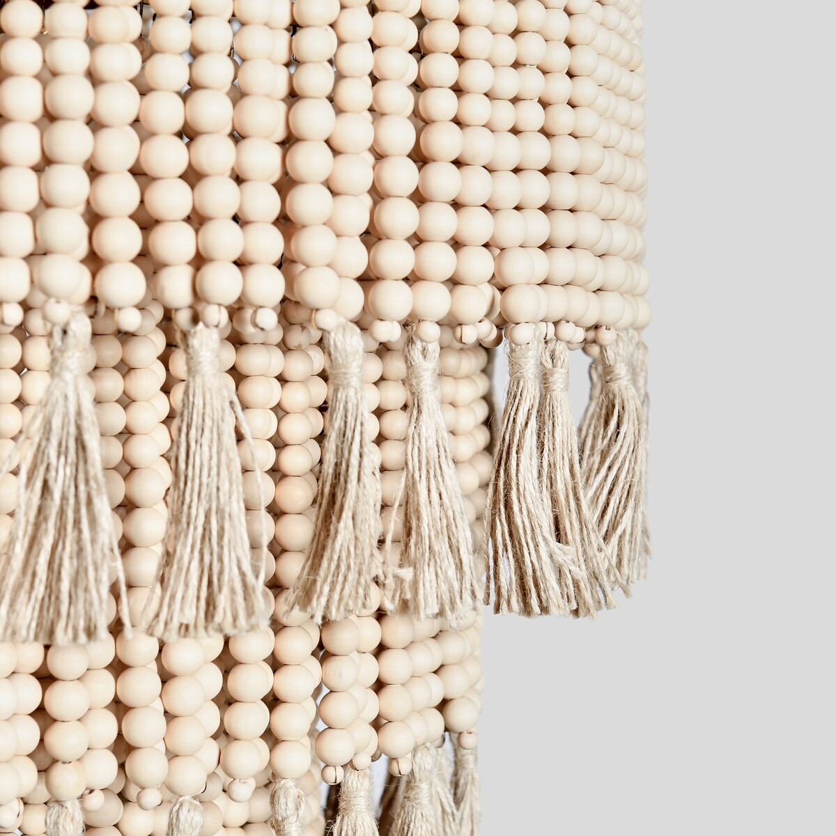Brittany Natural Beaded Chandelier by Kosas Home