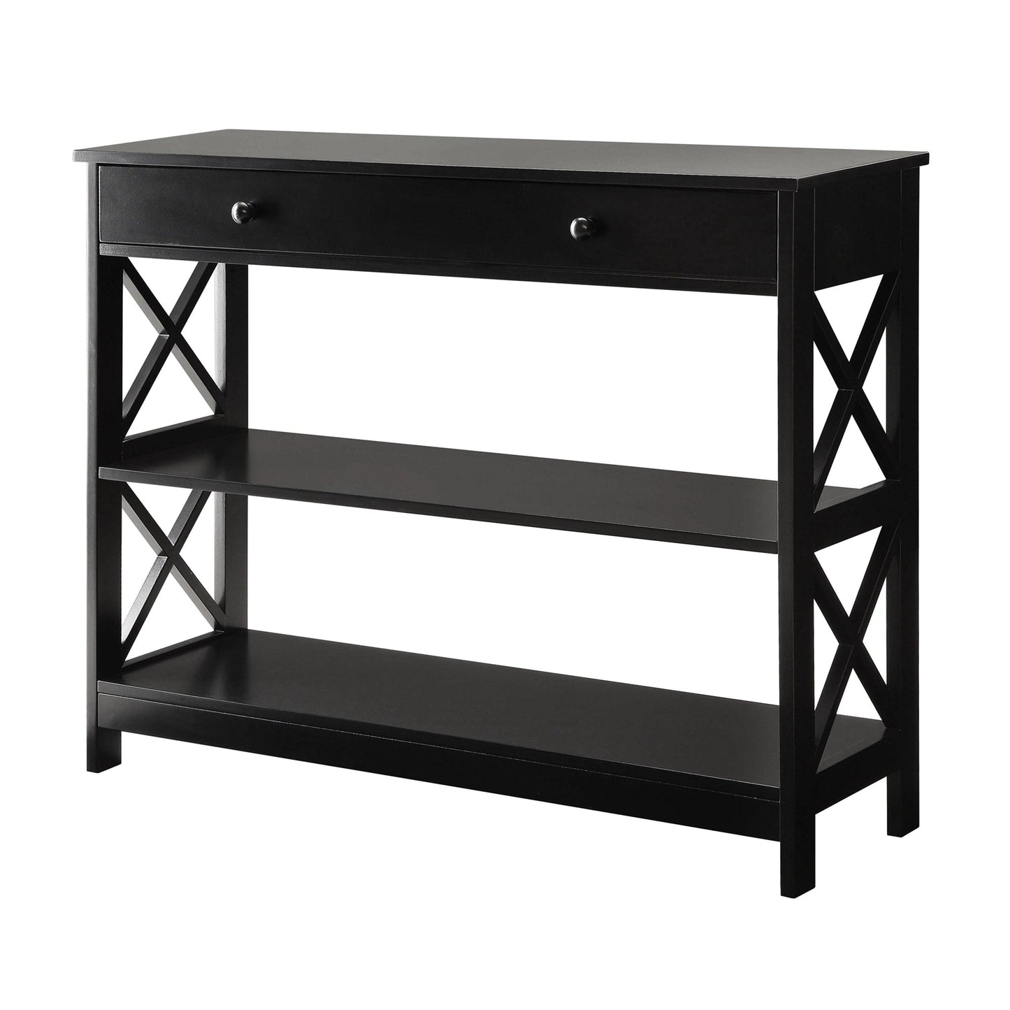 Convenience Concepts Oxford 1 Drawer Console Table with Shelves