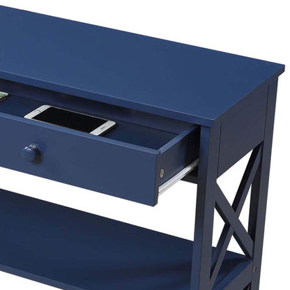 Convenience Concepts Oxford 1 Drawer Console Table with Shelves