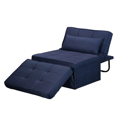 Convertible Sofa Bed Sleeper Sofa Chair Couch Folding Ottoman Recliner Chairs for Living Room