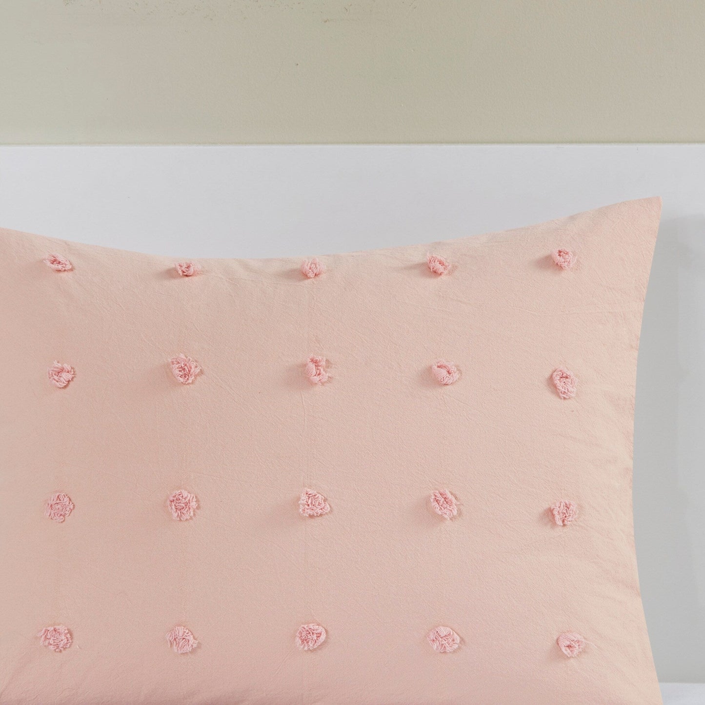 Intelligent Design Maize Cotton Jacquard Duvet Cover Set with Euro Shams and Throw Pillows