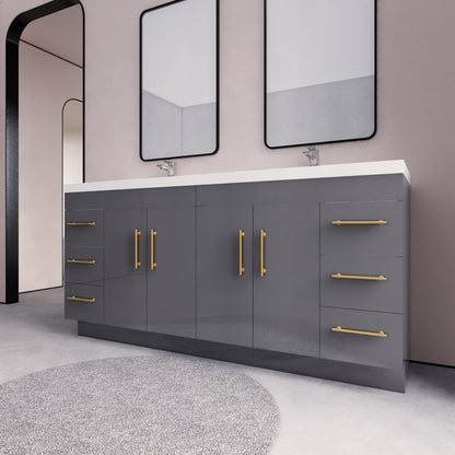 Eliza 72'' Freestanding Vanity with Double Sink