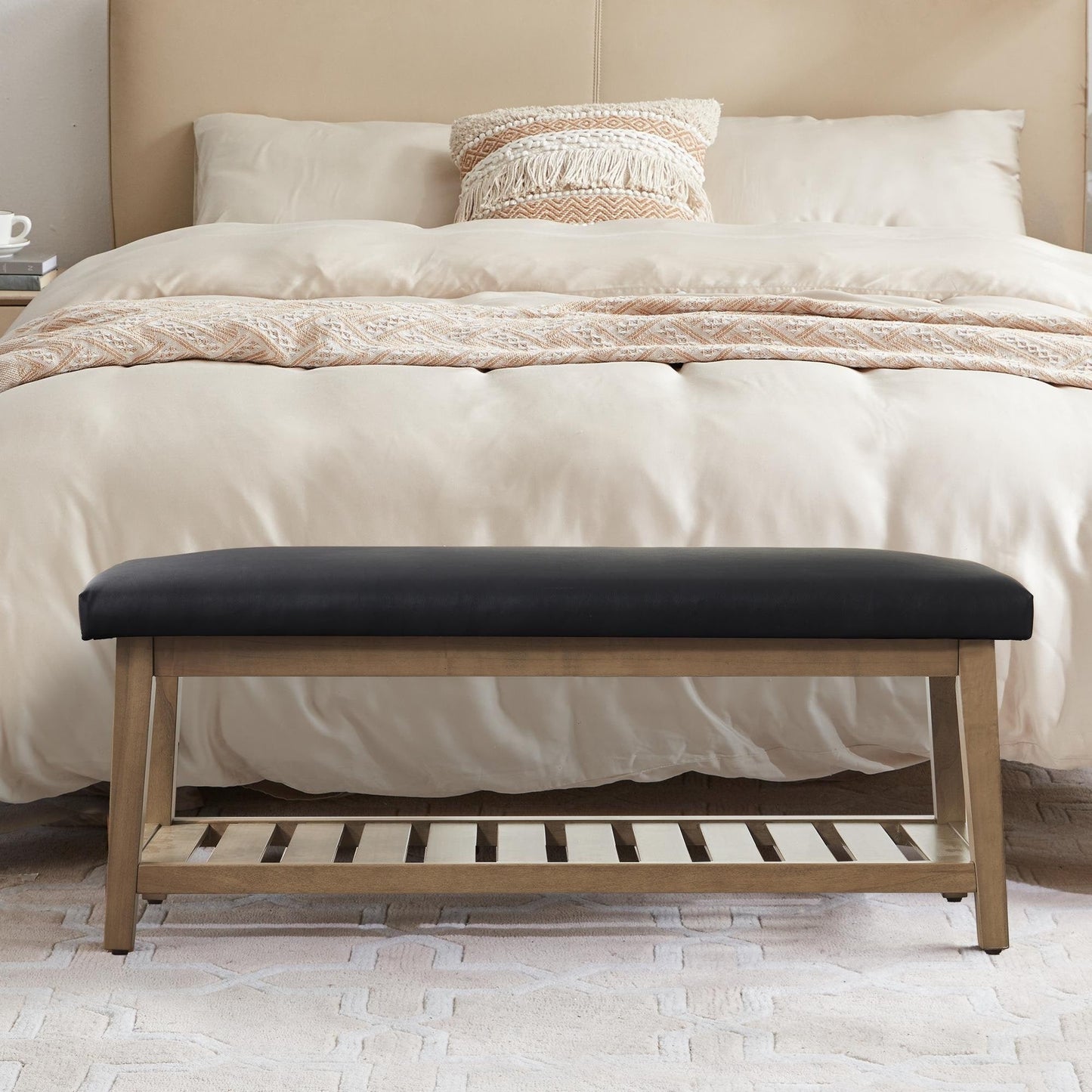 Entryway Shoe Bench Storage Bench Upholstered Bench