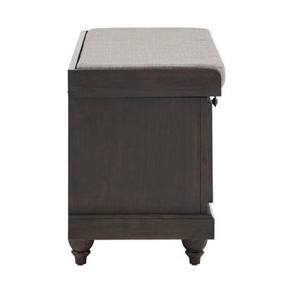 Granger Storage Bench with Linen Seat Cushion by iNSPIRE Q Classic