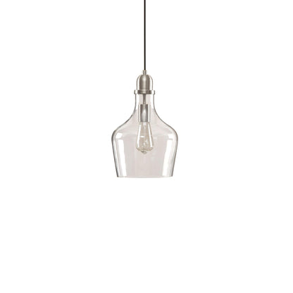 INK+IVY Auburn Bell Shaped Hanging Glass Pendant Light