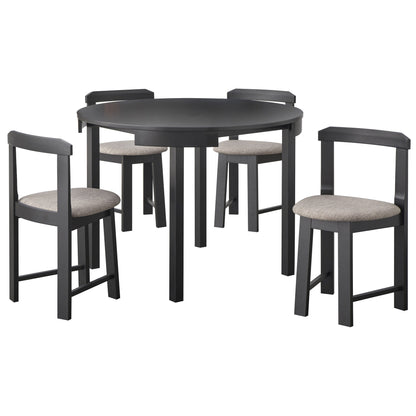 Harrisburg Tobey 5-piece Compact Round Dining Set