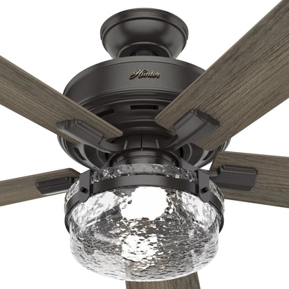 Hunter 52 Canyon Ridge Indoor / Outdoor Ceiling Fan LED Light, Handheld Remote - Farmhouse, Rustic, Industrial