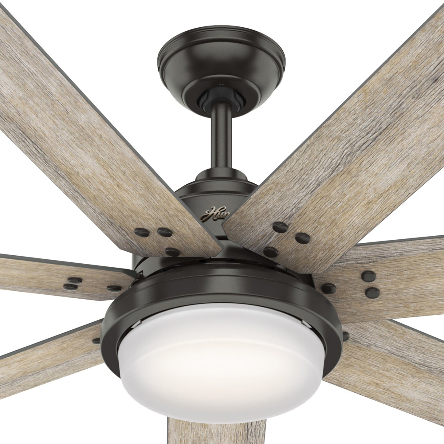 Hunter WiFi Whittington Ceiling Fan with LED Light, Handheld Remote - Windmill - Industrial, Farmhouse, Rustic - SMART FAN!