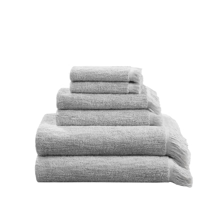 INK+IVY Atlas Cotton Dobby Slub 6 Piece Towel Set