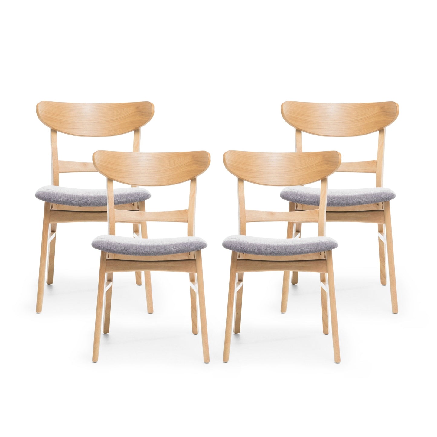 Idalia Mid-century Modern Dining Chairs (Set of 4) by Christopher Knight Home