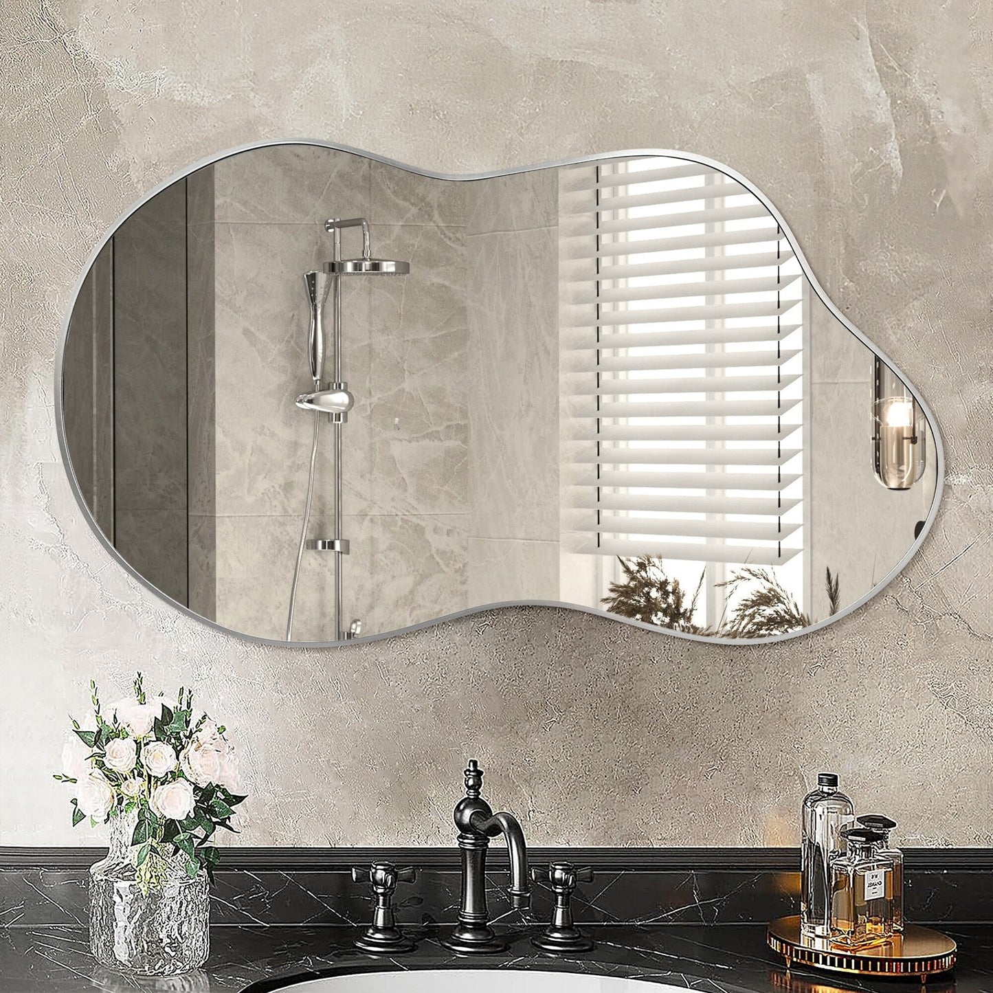 Irregular Wall Mirror Asymmetrical Decorative Wall Mirror