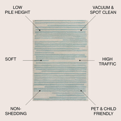 JONATHAN Y Aksil Modern Berber Stripe Area Rug