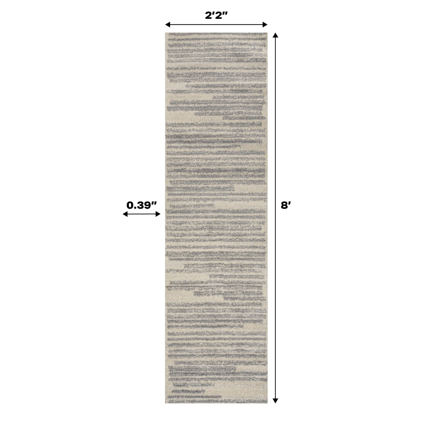 JONATHAN Y Aksil Modern Berber Stripe Area Rug