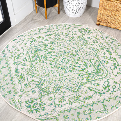 JONATHAN Y Charleston Medallion Indoor/Outdoor Area Rug