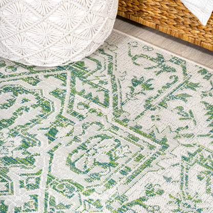 JONATHAN Y Charleston Medallion Indoor/Outdoor Area Rug