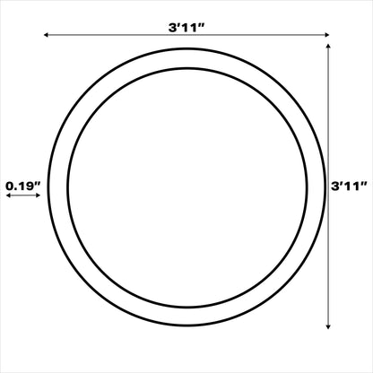 JONATHAN Y Floral Textured Weave Indoor/Outdoor Area Rug