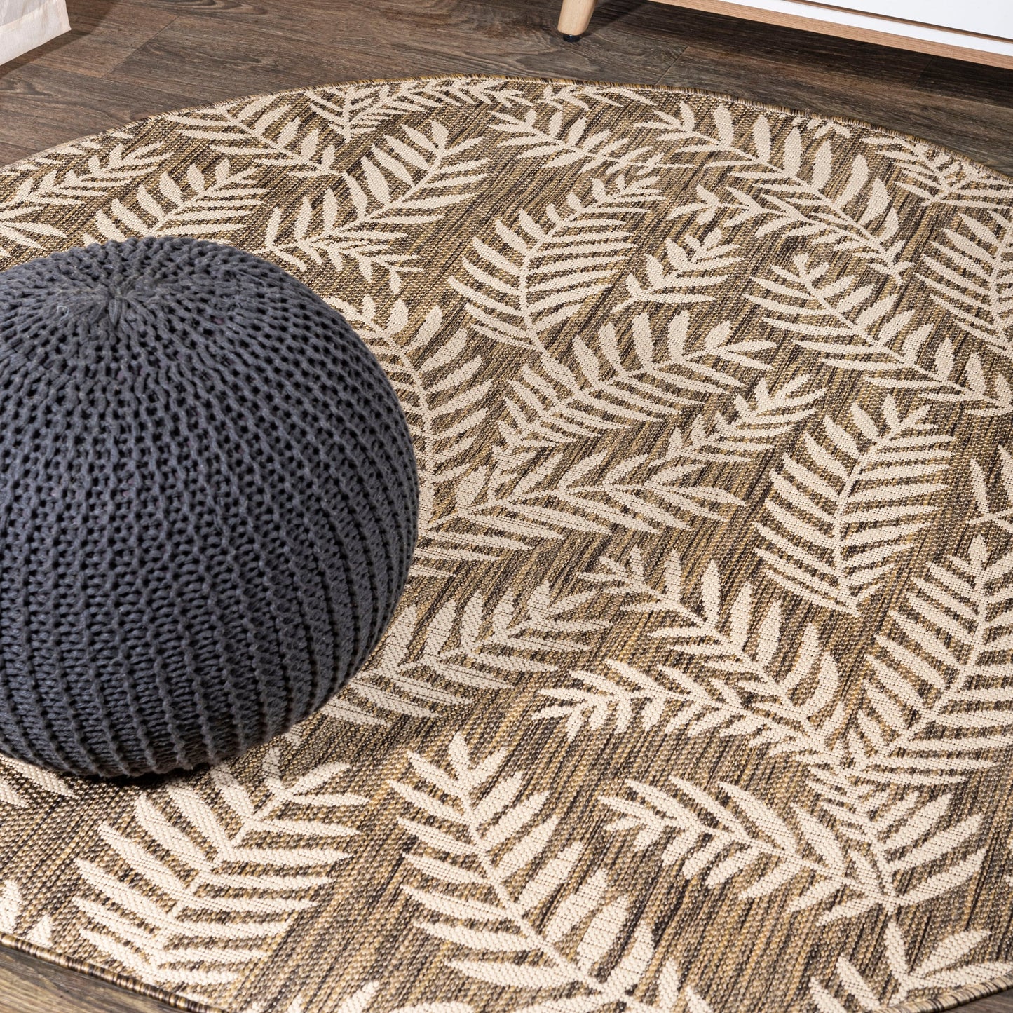 JONATHAN Y Galon Palm Frond Indoor/Outdoor Area Rug