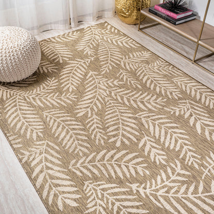 JONATHAN Y Galon Palm Frond Indoor/Outdoor Area Rug