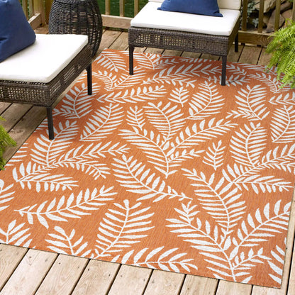 JONATHAN Y Galon Palm Frond Indoor/Outdoor Area Rug