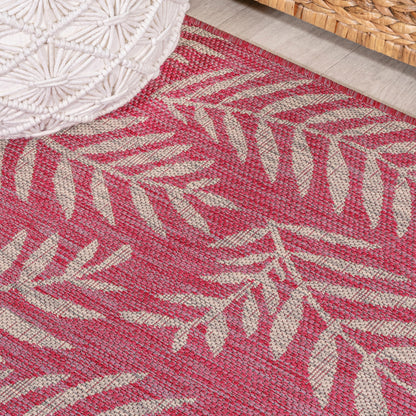 JONATHAN Y Galon Palm Frond Indoor/Outdoor Area Rug