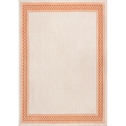 JONATHAN Y Havana Classic Diamond Border Indoor/Outdoor Area Rug