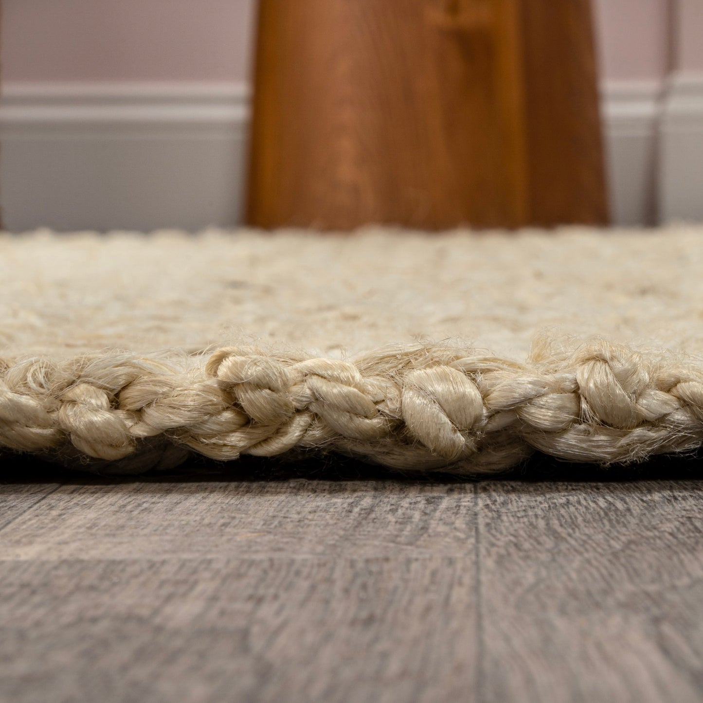 JONATHAN Y Hiro Hand Woven Boucle Chunky Jute Area Rug