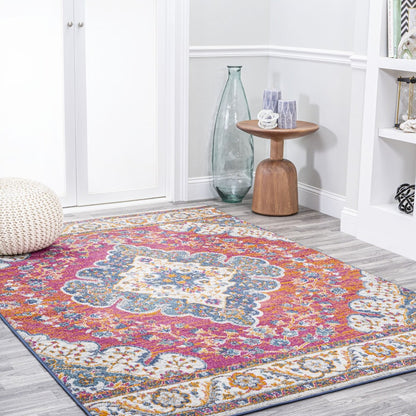 JONATHAN Y Inigo FLAIR Boho Vintage Medallion Area Rug