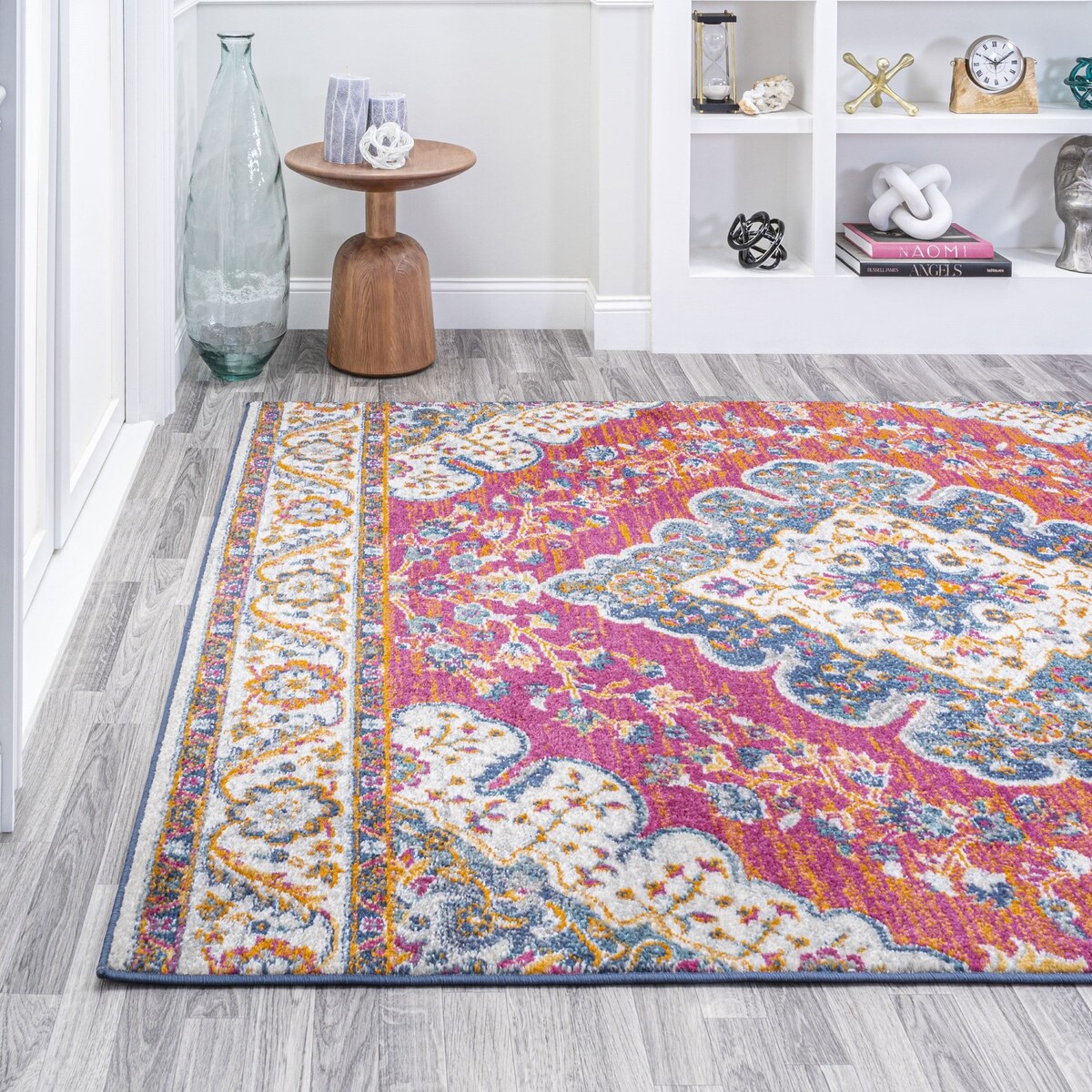 JONATHAN Y Inigo FLAIR Boho Vintage Medallion Area Rug