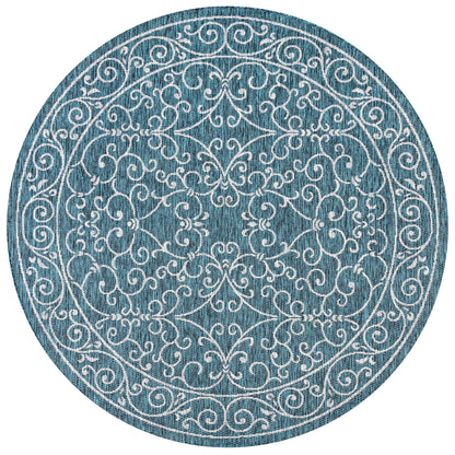 JONATHAN Y Filigree Textured Weave Indoor/Outdoor Area Rug