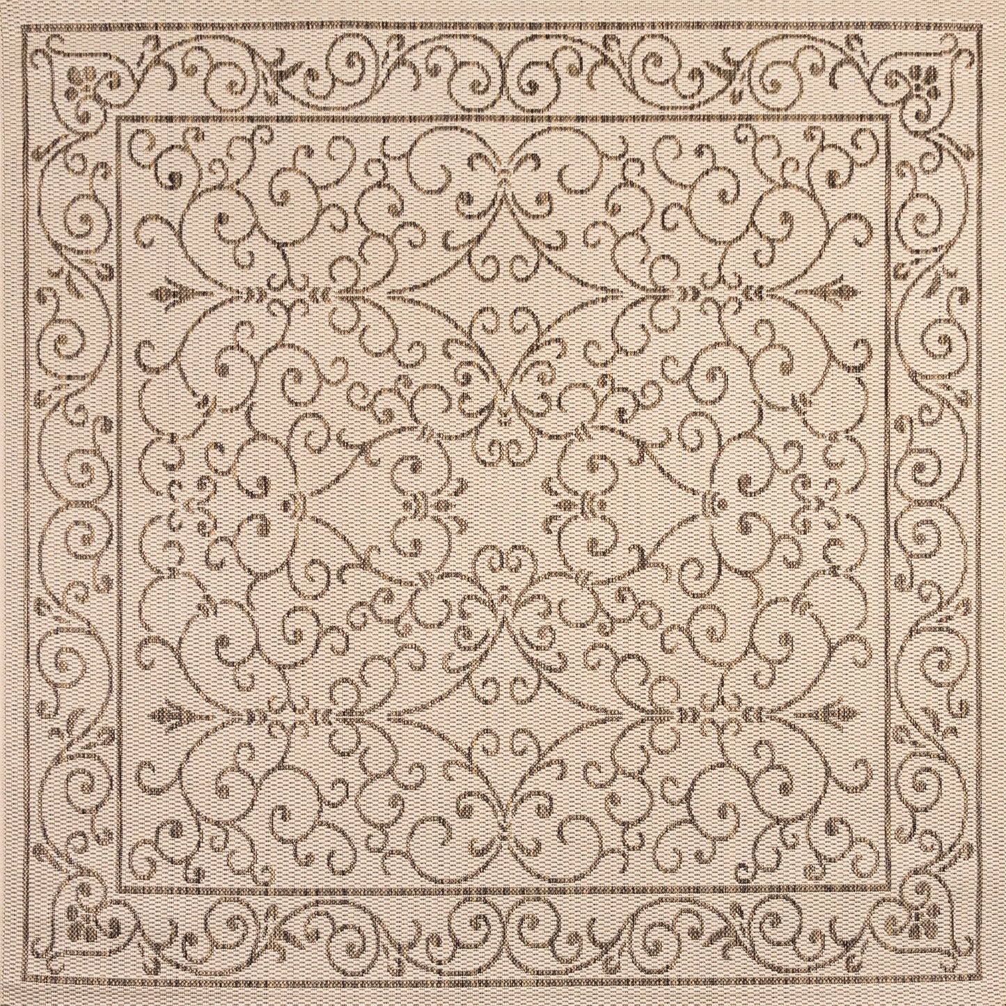 JONATHAN Y Filigree Textured Weave Indoor/Outdoor Area Rug
