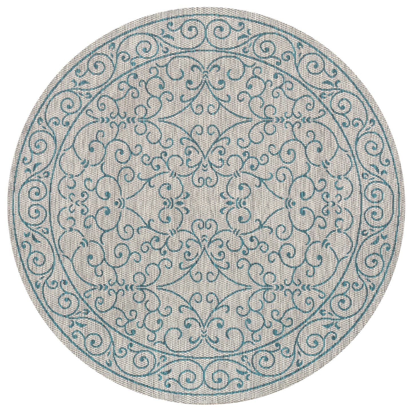 JONATHAN Y Filigree Textured Weave Indoor/Outdoor Area Rug