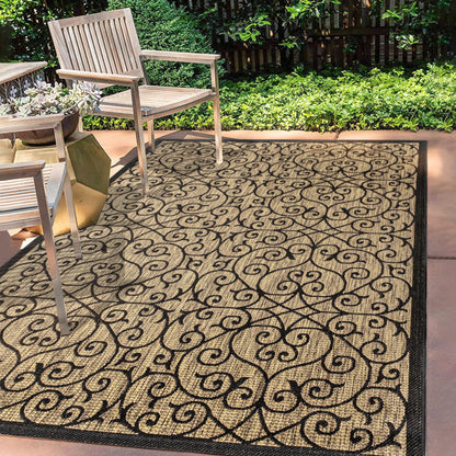 JONATHAN Y Ourika Textured Weave Indoor/Outdoor Area Rug
