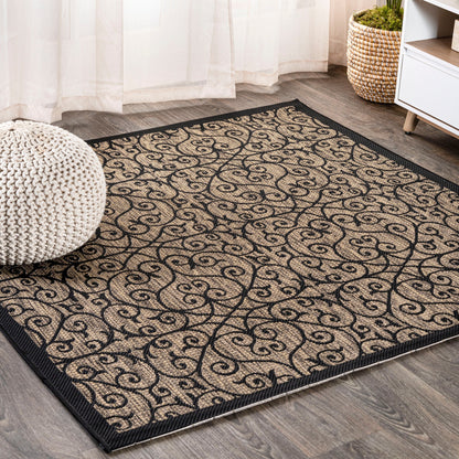 JONATHAN Y Ourika Textured Weave Indoor/Outdoor Area Rug
