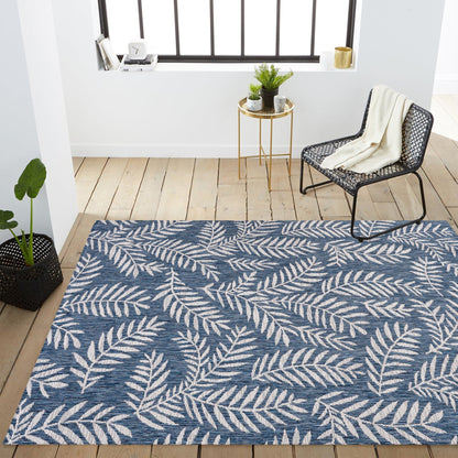 JONATHAN Y Galon Palm Frond Indoor/Outdoor Area Rug