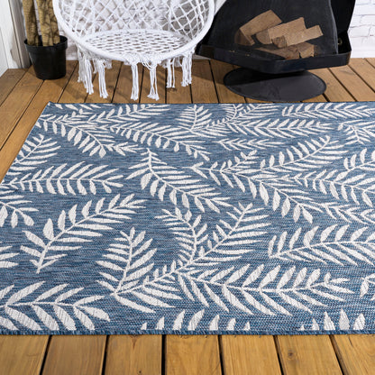 JONATHAN Y Galon Palm Frond Indoor/Outdoor Area Rug