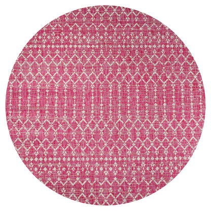 JONATHAN Y Trebol Moroccan Geometric Textured Weave Indoor/Outdoor Area Rug