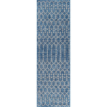 JONATHAN Y Trebol Moroccan Geometric Textured Weave Indoor/Outdoor Area Rug