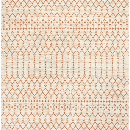 JONATHAN Y Trebol Moroccan Geometric Textured Weave Indoor/Outdoor Area Rug
