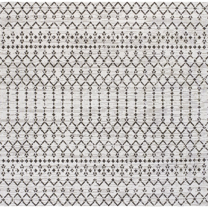 JONATHAN Y Trebol Moroccan Geometric Textured Weave Indoor/Outdoor Area Rug