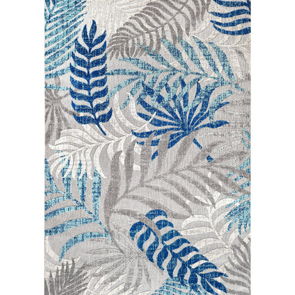 JONATHAN Y Aydin Palm Leaves Indoor/Outdoor Area Rug