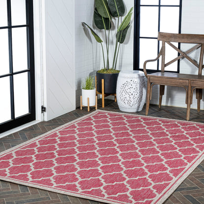 JONATHAN Y Zinnia Textured Weave Indoor/Outdoor Area Rug