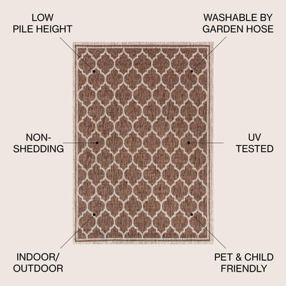 JONATHAN Y Zinnia Textured Weave Indoor/Outdoor Area Rug